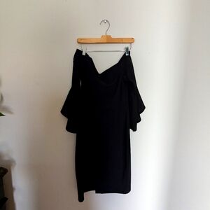 Bebe off the shoulder dress